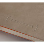 Rhodiarama Goalbook souple TAUPE A5 240p Q.5x5 papier ivoire 90g