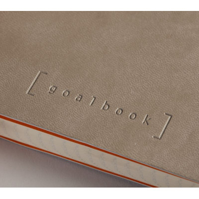Rhodiarama Goalbook souple TAUPE A5 240p Q.5x5 papier ivoire 90g