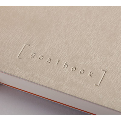Rhodiarama Goalbook souple BEIGE A5 240p Q.5x5 papier ivoire 90g
