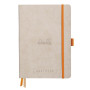 Rhodiarama Goalbook souple BEIGE A5 240p Q.5x5 papier ivoire 90g