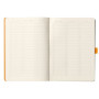 Rhodiarama Goalbook souple BEIGE A5 240p Q.5x5 papier ivoire 90g