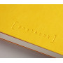 Rhodiarama Goalbook souple JONQUILLE A5 240p Q.5x5 papier ivoire 90g