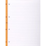 Rhodia Side bloc agrafé côté A4+ 22,3x29,7cm 80f ligné mprf +perfo 4t. 80g