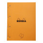 Rhodia Side bloc agrafé côté A4+ 22,3x29,7cm 80f Seyès mprf +perfo 4t. 80g