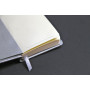 Webnotebook SILVER 9x14cm 192p ligné pap. ivoire 90g fermeture élastique