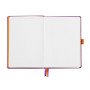 Rhodiarama Goalbook remb.rigide LILAS A5 240p dot papier blanc 90g
