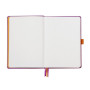 Rhodiarama Goalbook remb.rigide LILAS A5 240p dot papier blanc 90g