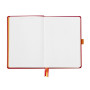 Rhodiarama Goalbook remb.rigide COQUELICOT A5 240p dot papier blanc 90g