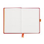 Rhodiarama Goalbook remb.rigide COQUELICOT A5 240p dot papier blanc 90g