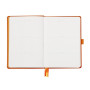 Rhodiarama Goalbook remb.rigide TANGERINE A5 240p dot papier blanc 90g