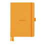 Rhodiarama Goalbook remb.rigide ORANGE A5 240p dot papier blanc 90g