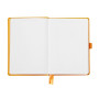 Rhodiarama Goalbook remb.rigide ORANGE A5 240p dot papier blanc 90g