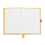 Rhodiarama Goalbook remb.rigide ORANGE A5 240p dot papier blanc 90g