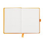 Rhodiarama Goalbook remb.rigide ORANGE A5 240p dot papier blanc 90g