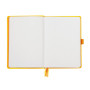 Rhodiarama Goalbook remb.rigide JONQUILLE A5 240p dot papier blanc 90g