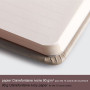 Rhodiarama carnet RR 9x14cm CHOCOLAT 192p ligné pap. ivoire 90g ferm. élast.
