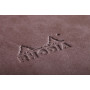 Rhodiarama carnet RR 9x14cm CHOCOLAT 192p ligné pap. ivoire 90g ferm. élast.