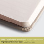 Rhodiarama carnet RR 9x14cm ANIS 192p ligné pap. ivoire 90g ferm. élast.