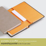 Rhodiarama carnet RR 9x14cm ANIS 192p ligné pap. ivoire 90g ferm. élast.