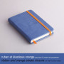 Rhodiarama carnet RR 9x14cm SAPHIR 192p ligné pap. ivoire 90g ferm. élast.
