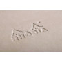 Rhodiarama carnet RR A5 BEIGE 192p ligné pap. ivoire 90g ferm. élast.