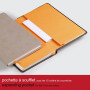 Rhodiarama carnet RR A5 COQUELICOT 192p ligné pap. ivoire 90g ferm. élast.