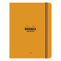 Rhodia Unlimited ORANGE A5+ 16x21cm 120p Q.5X5+C détachables mcrprf. +élastique