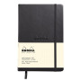 Webnotebook BLACK A5 192p dot papier ivoire 90g fermeture élastique