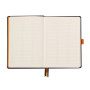 Rhodiarama Goalbook remb.rigide BLACK A5 240p dot papier ivoire 90g
