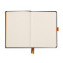 Rhodiarama Goalbook remb.rigide BLACK A5 240p dot papier ivoire 90g