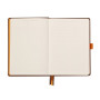 Rhodiarama Goalbook remb.rigide CHOCOLAT A5 240p dot papier ivoire 90g