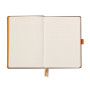 Rhodiarama Goalbook remb.rigide TAUPE A5 240p dot papier ivoire 90g