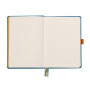 Rhodiarama Goalbook remb.rigide TURQUOISE A5 240p dot papier ivoire 90g