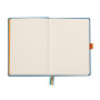 Rhodiarama Goalbook remb.rigide TURQUOISE A5 240p dot papier ivoire 90g