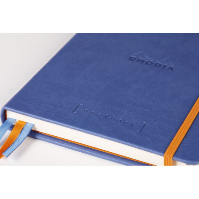 Rhodiarama Goalbook remb.rigide SAPHIR A5 240p dot papier ivoire 90g