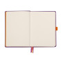 Rhodiarama Goalbook remb.rigide VIOLET A5 240p dot papier ivoire 90g