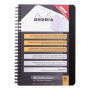 Addressbook Rhodiactive 90g RI A5 160p. pré-imp. non micropref. +poche ORANGE