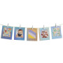 Kit cadres photos 30 pcs et cordelette