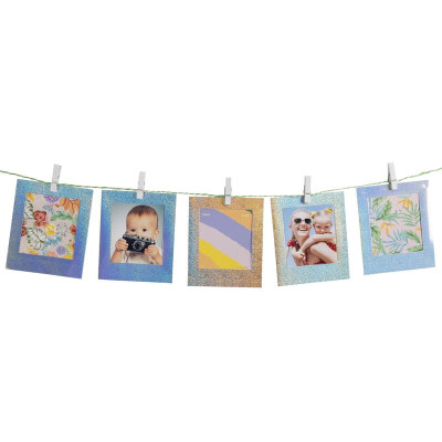 Kit cadres photos 30 pcs et cordelette