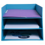 Corb.à courr.3 niveaux  Teksto Turquoise