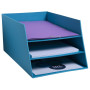 Corb.à courr.3 niveaux  Teksto Turquoise