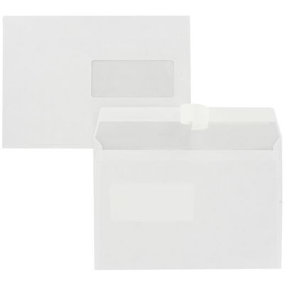1 Env 162 x 229 Blanc 80 Grs avec Fen45 x 100 à 20/60 Patte auto-adhésive