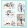Album livre 60p blanc 29x32cm Sweet bleu