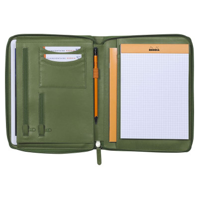 Rhodiarama petit conférencier SAUGE pour bloc/carnet A5