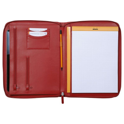 Rhodiarama grand conférencier COQUELICOT pour bloc/carnet A4