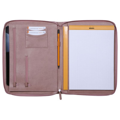 Rhodiarama grand conférencier BOIS DE ROSE pour bloc/carnet A4