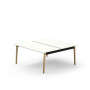 ROBIN 2T BENCH DEP L160 P165PRE-PERCE OBT PIEDS EXTREM.ARCHE HETRE/METAL P1650 M