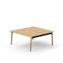 ROBIN 2T BENCH DEP L160 P165PRE-PERCE OBT PIEDS EXTREM.ARCHE HETRE/METAL P1650 R