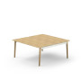 ROBIN 2T BENCH DEP L160 P165 PRE-PERCE OBT PIEDS EXTREM.ARCHE HETRE/METAL P1650