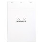 Bloc agrafé Rhodia WHITE N°18 21x29,7cm 80f Q.5x5 80g